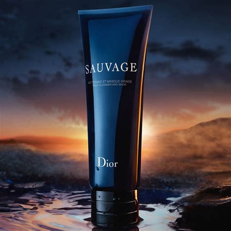 dior face masks|sauvage face cleanser and mask.